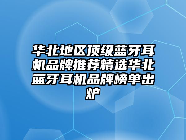 華北地區(qū)頂級(jí)藍(lán)牙耳機(jī)品牌推薦精選華北藍(lán)牙耳機(jī)品牌榜單出爐